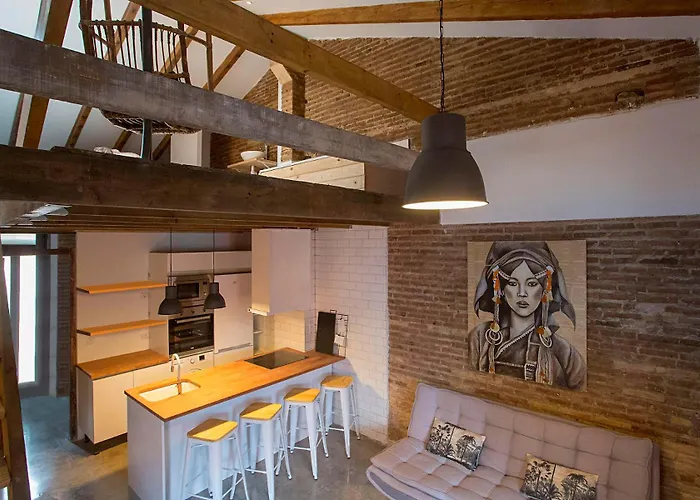 Cozy Loft Style Apartment In El Cabanyal